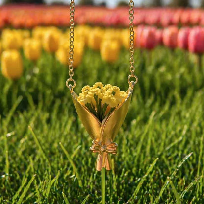 Flower Bouquet Necklace