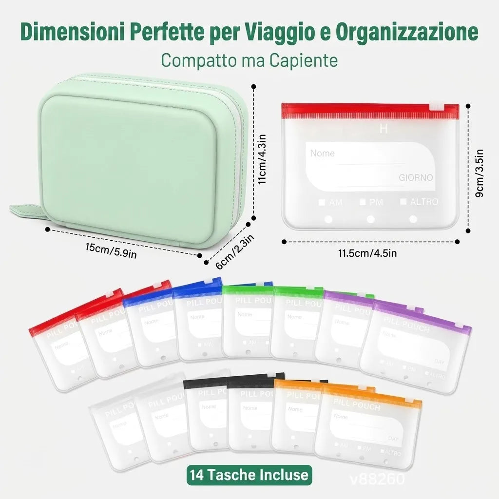 Organizer Pillole da Viaggio