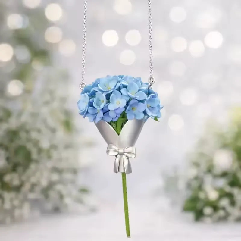 Flower Bouquet Necklace