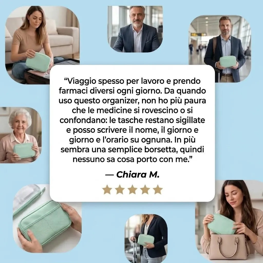 Organizer Pillole da Viaggio