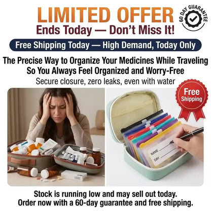 Travel Pill Organizer